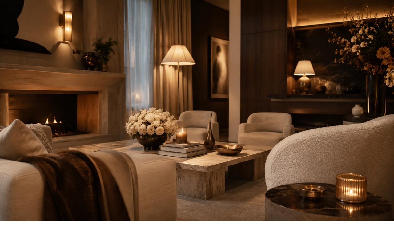 A restorative living interior.